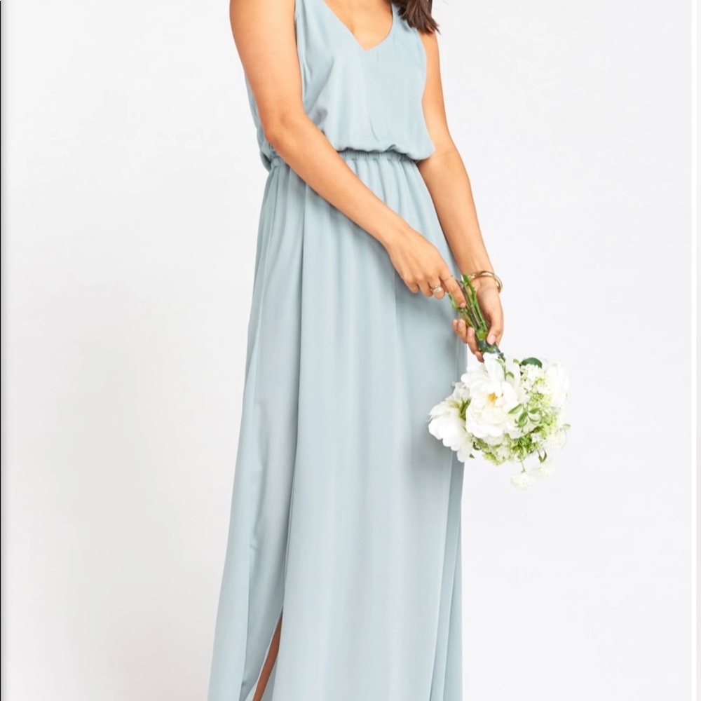 Kendall Maxi Dress - Silver Sage View 3